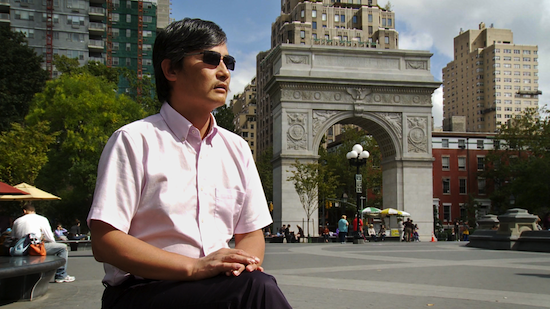 Chinese lawyer and human rights activist Chen Guangcheng.